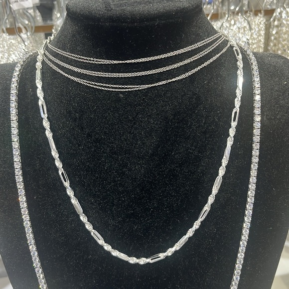 New Real 925 Sterling Silver Milano Chain in 4mm and 22” inches long